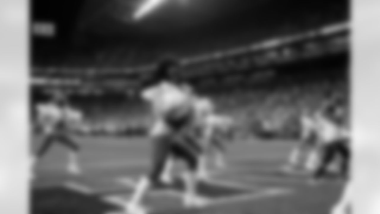 Seahawks Dancers perform during preseason week 3 vs. the Los Angeles Chargers at Lumen Field.