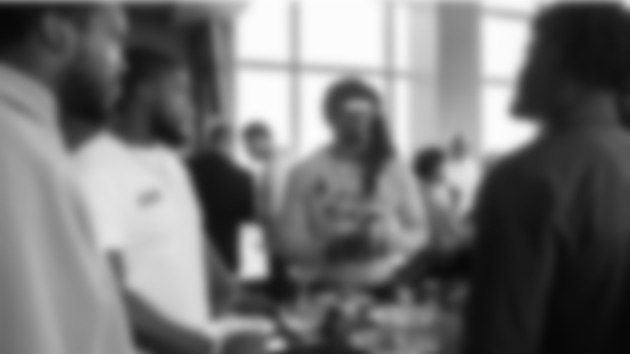 The Seahawks rookie class mingled with Seahawks Legends at a mixer event on June 3, 2022.