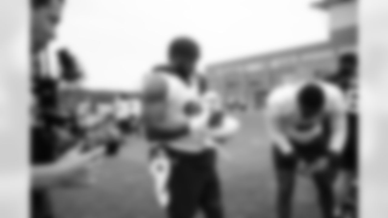 The Seattle Seahawks acknowledge the 12s in attendance at Seahawks Training Camp on July 31, 2021 at Renton's Virginia Mason Athletic Center.