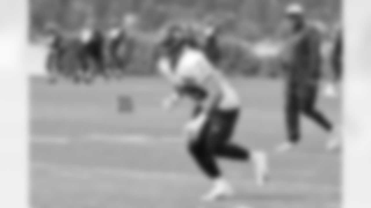 Seahawks players took the field for a practice at VMAC in Renton on August 25, 2021.