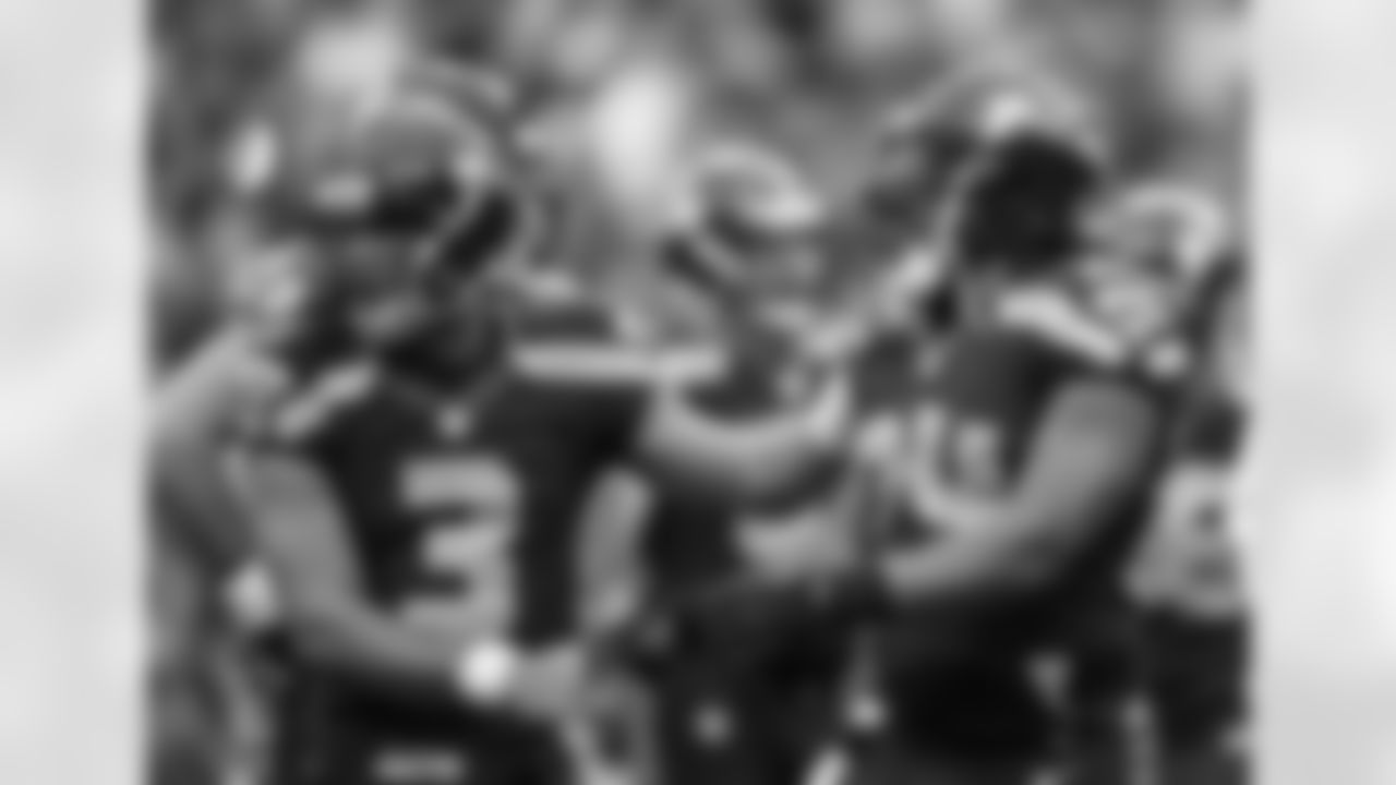 Photos of Seattle Seahawks quarterback Russell Wilson during his rookie season in 2012.