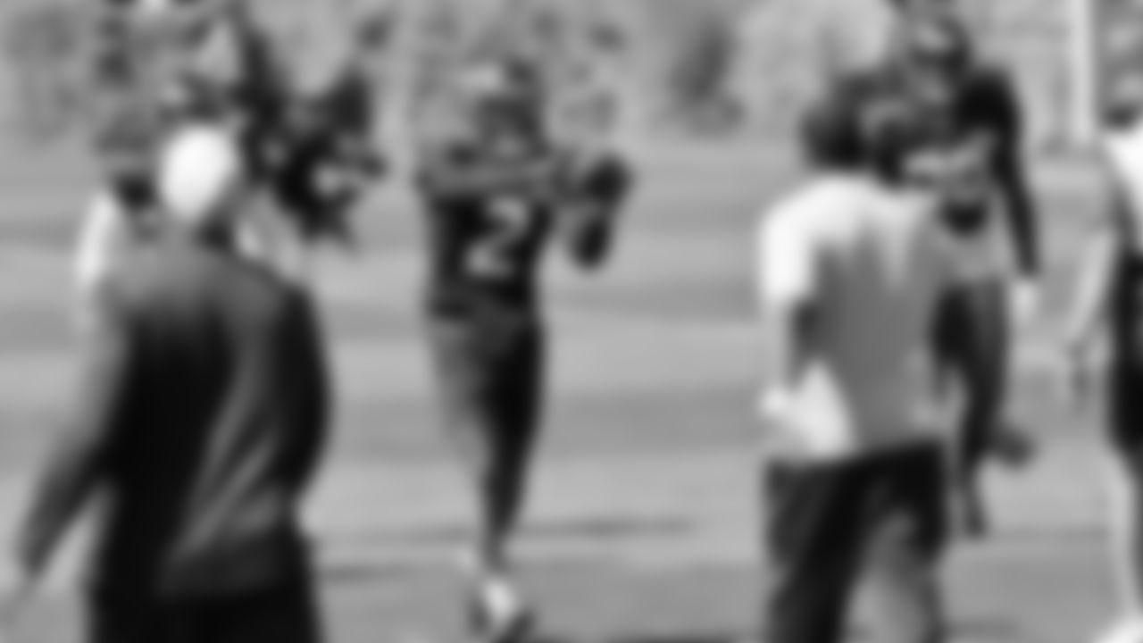 Seahawks players practice on September 8, 2021 at the Virginia Mason Athletic Center in Renton.