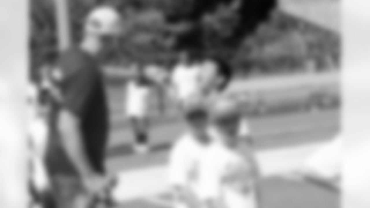 Seahawks right tackle Abraham Lucas hosted the first annual League Advantage Youth Football Camp on Wednesday, June 28, 2023 at Archbishop Murphy High School in Everett, WA.