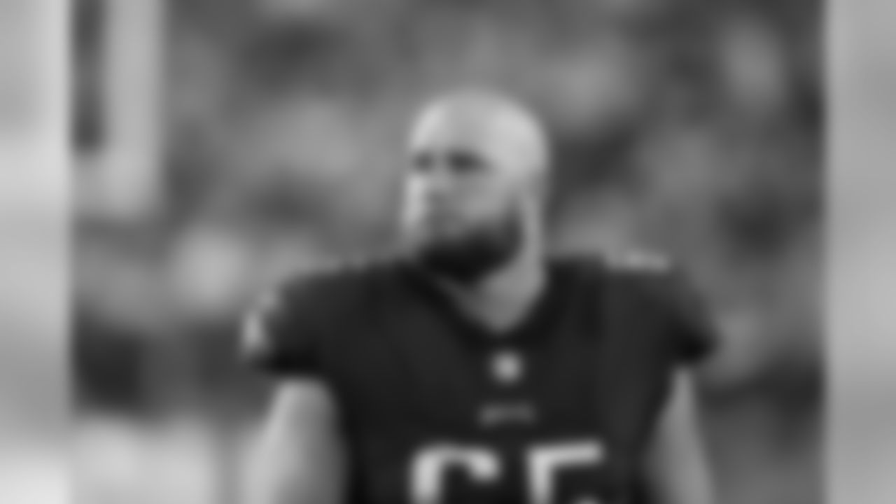 Philadelphia Eagles offensive tackle Lane Johnson (65) looks on during a week 7 NFL football against the Washington Redskins on Monday, Oct. 23, 2017 in Philadelphia. Philadelphia won 34-24. (Aaron M. Sprecher via AP)