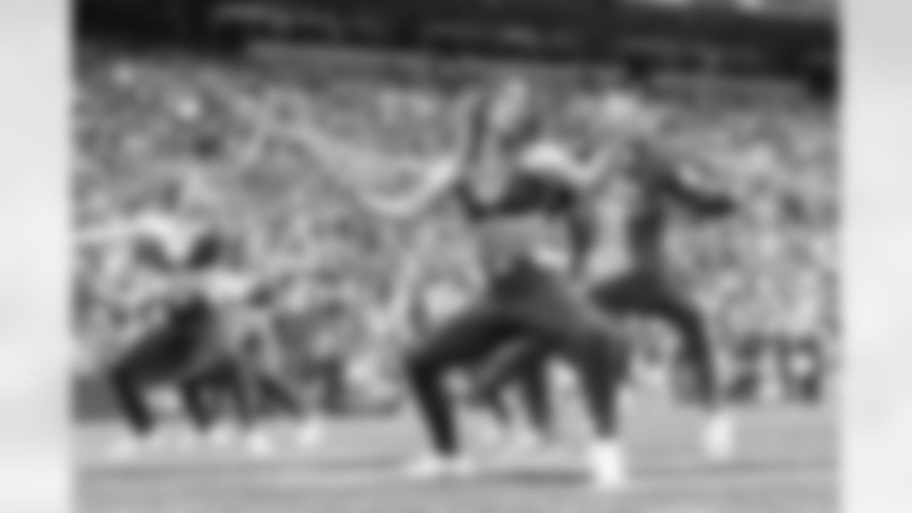 The Seahawks Dancers hit the field for the Seahawks' Week 3 game against the Carolina Panthers on Sunday, September 24, 2023.