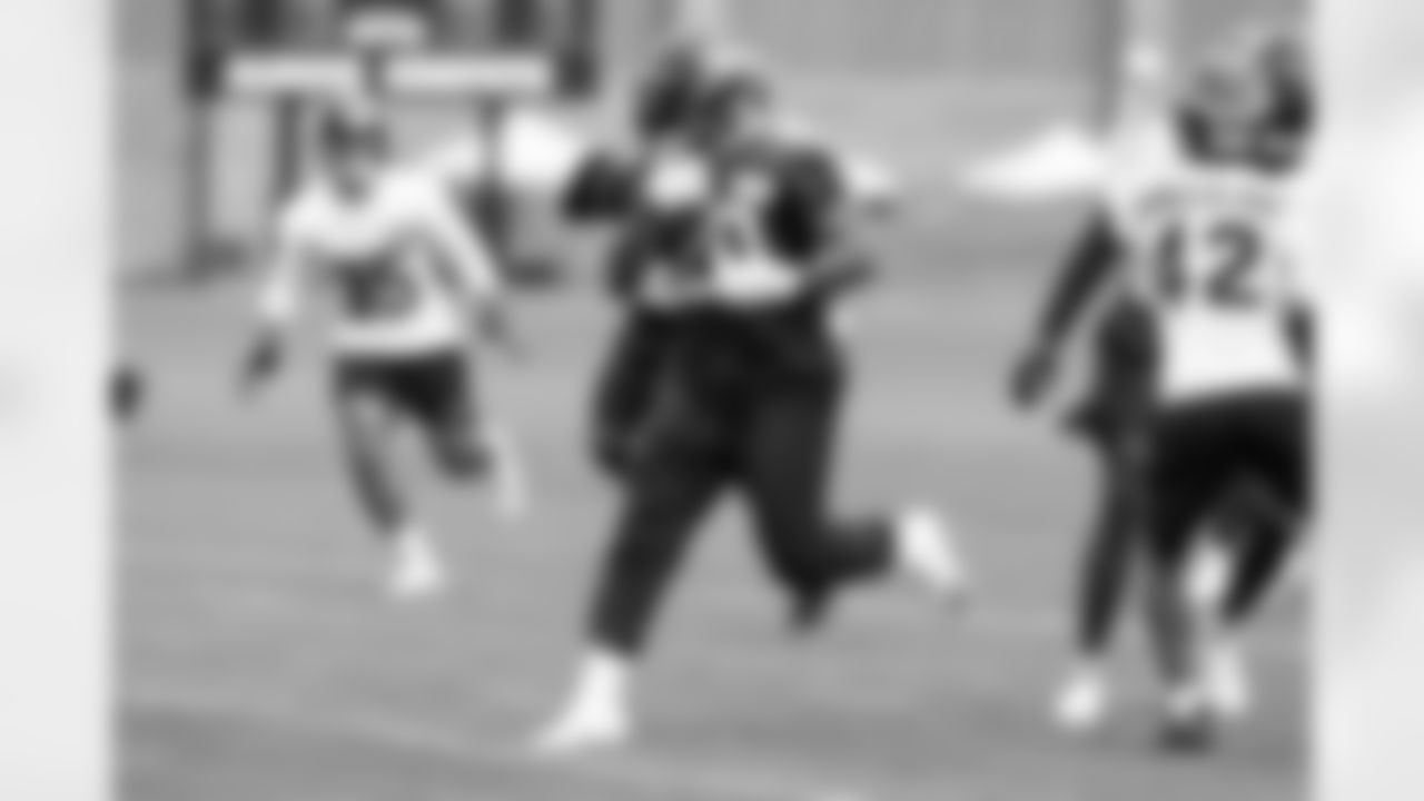 Seahawks players took the field for a practice at the Virginia Mason Athletic Center in Renton on August 26, 2021.