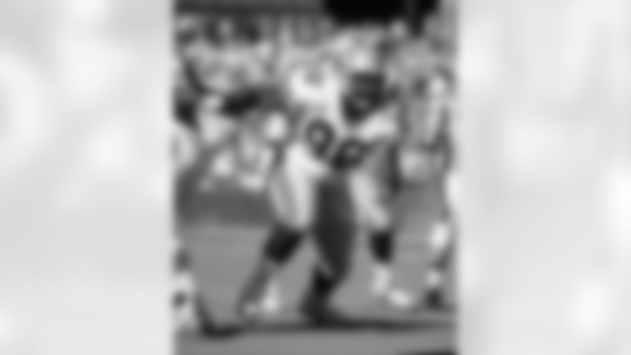 The Seahawks wore these iconic uniforms starting in their inaugural season in 1976 through 2001.