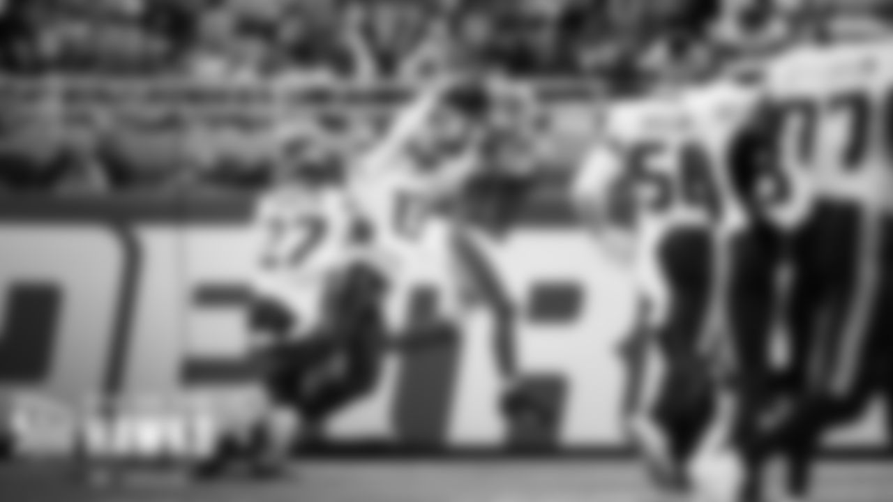 Seattle safety Josh Jones nearly manages an interception near the end zone that fell incomplete.