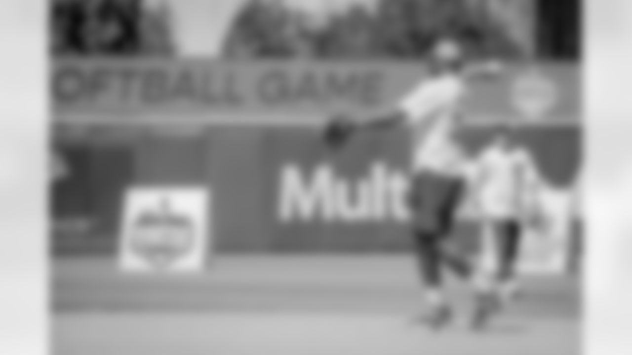 DK Metcalf and other local celebrities participated in the Seattle All-Star Softball Classic at Cheney Stadium on June 25, 2022.