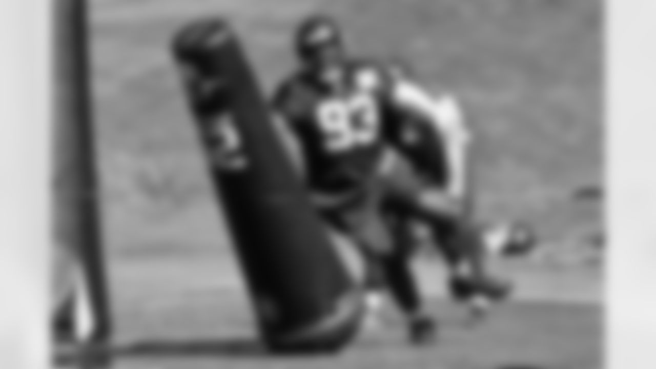 Seahawks nose tackle Cameron Young (93) at practice at the Virginia Mason Athletic Center in Renton, Wash. on Sept. 14, 2023.