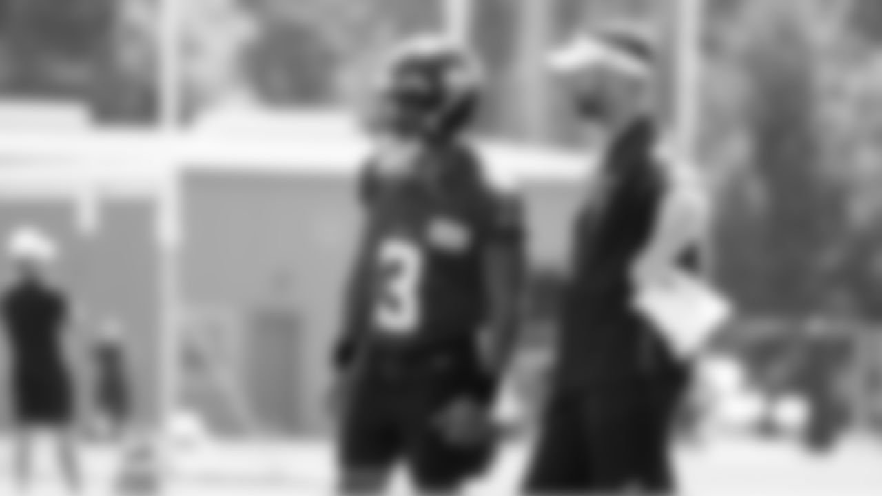 QB Russell Wilson and OC Brian Schottenheimer