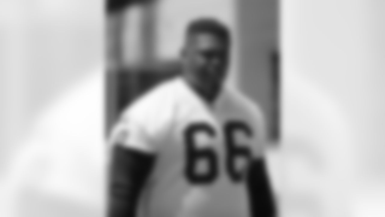 Oakland Raiders guard Gabe Jackson during the team's football minicamp Wednesday, June 15, 2016, in Alameda, Calif. (AP Photo/Eric Risberg)