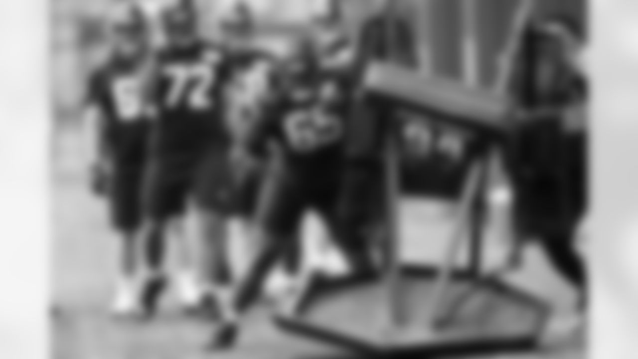 Seahawks rookies take part in rookie minicamp at Renton's Virginia Mason Athletic Center on May 6, 2022.