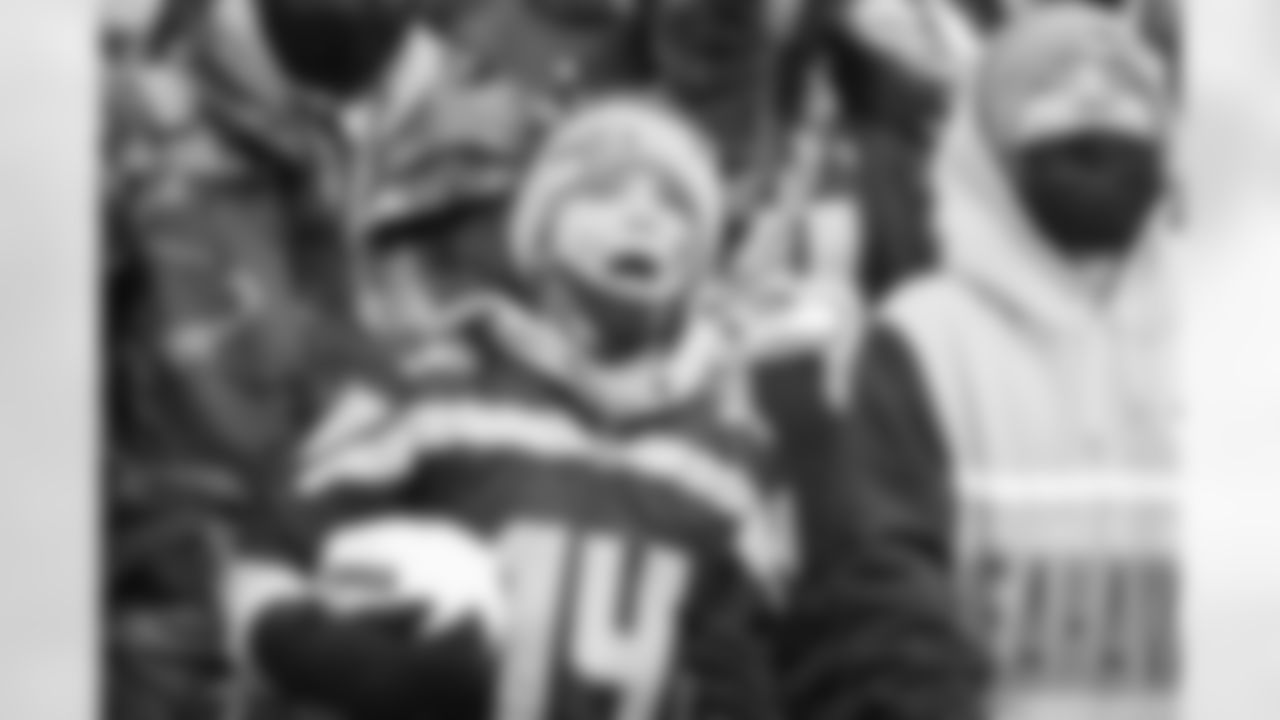 Seattle Seahawks fans attend a snowy Week 16 game vs. the Chicago Bears on December 26, 2021 at Lumen Field.
