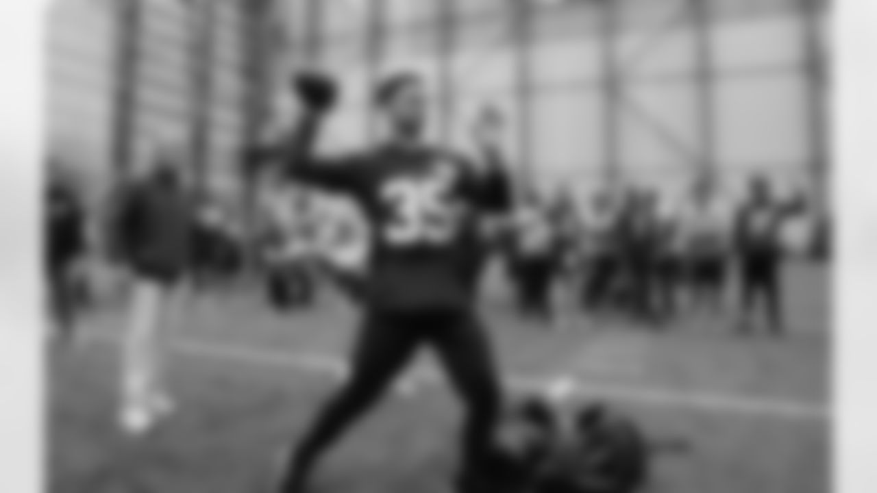 The Seahawks practice at the Virginia Mason Athletic Center in Renton, Wash. on November 8, 2022.