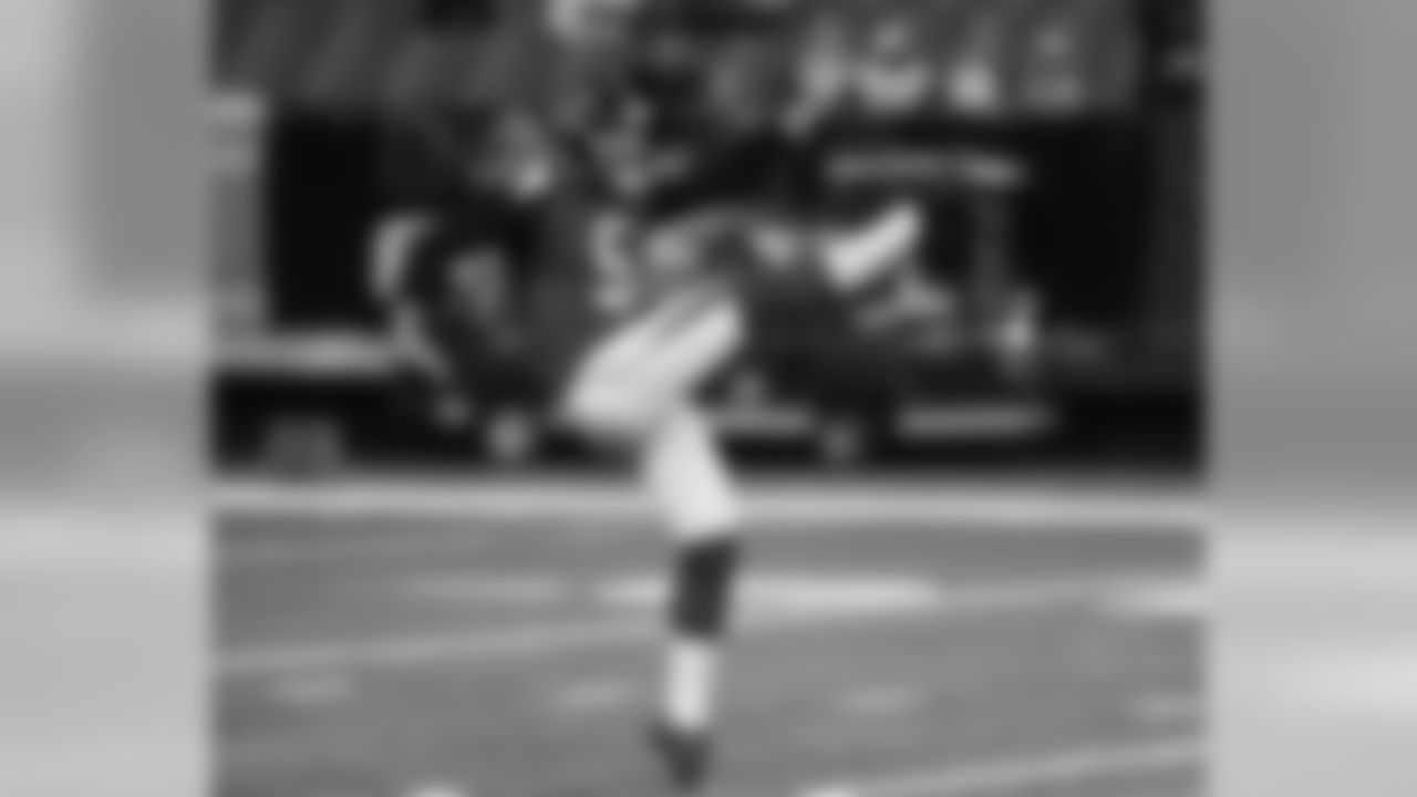 Atlanta Falcons punter Matt Bosher (5) kicks against the Washington Redskins Thursday, Aug. 11, 2016 in a pre-season NFL opening game in Atlanta. The Falcons won 23 - 17. (Al Messerschmidt via AP)