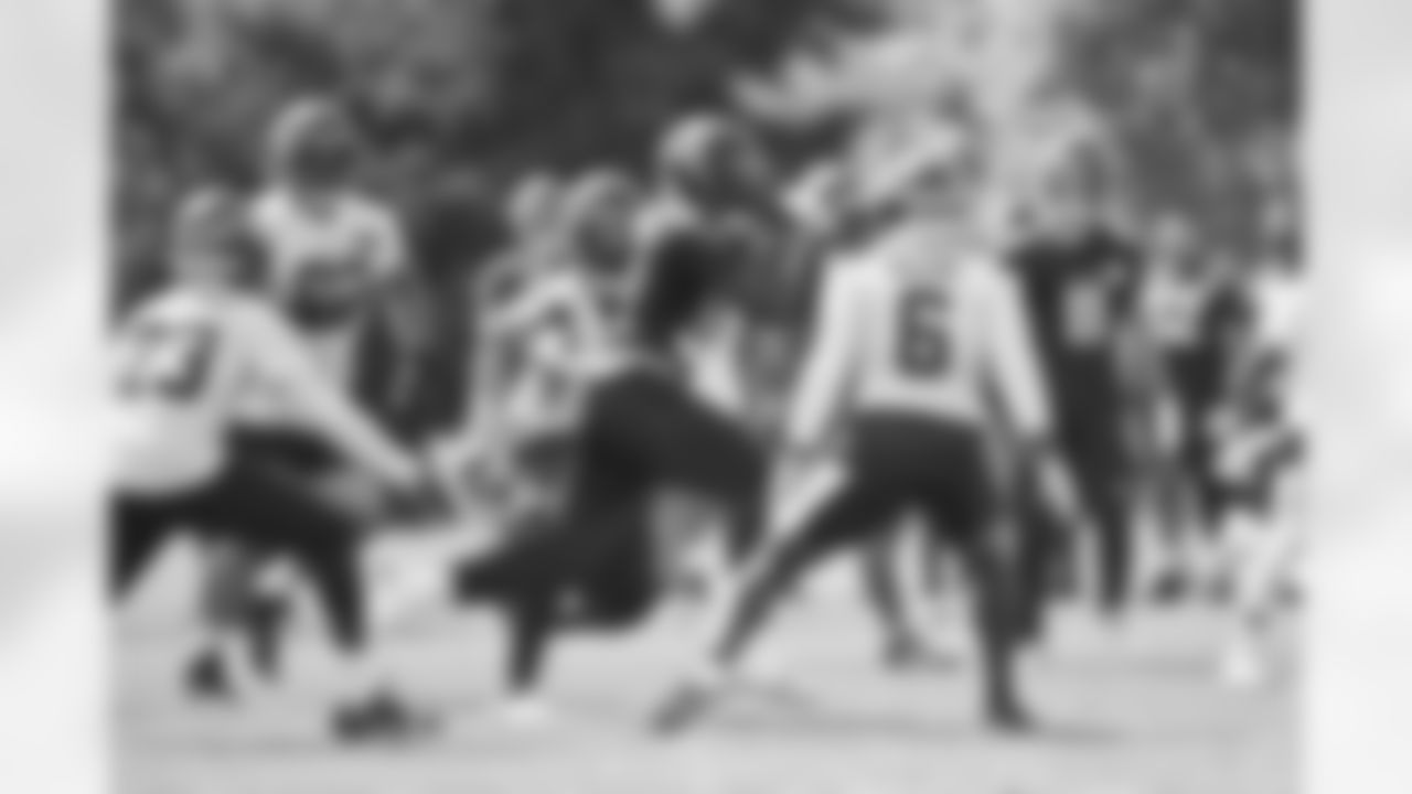Seahawks players take the field for Training Camp public practice #15 on August 19, 2021.