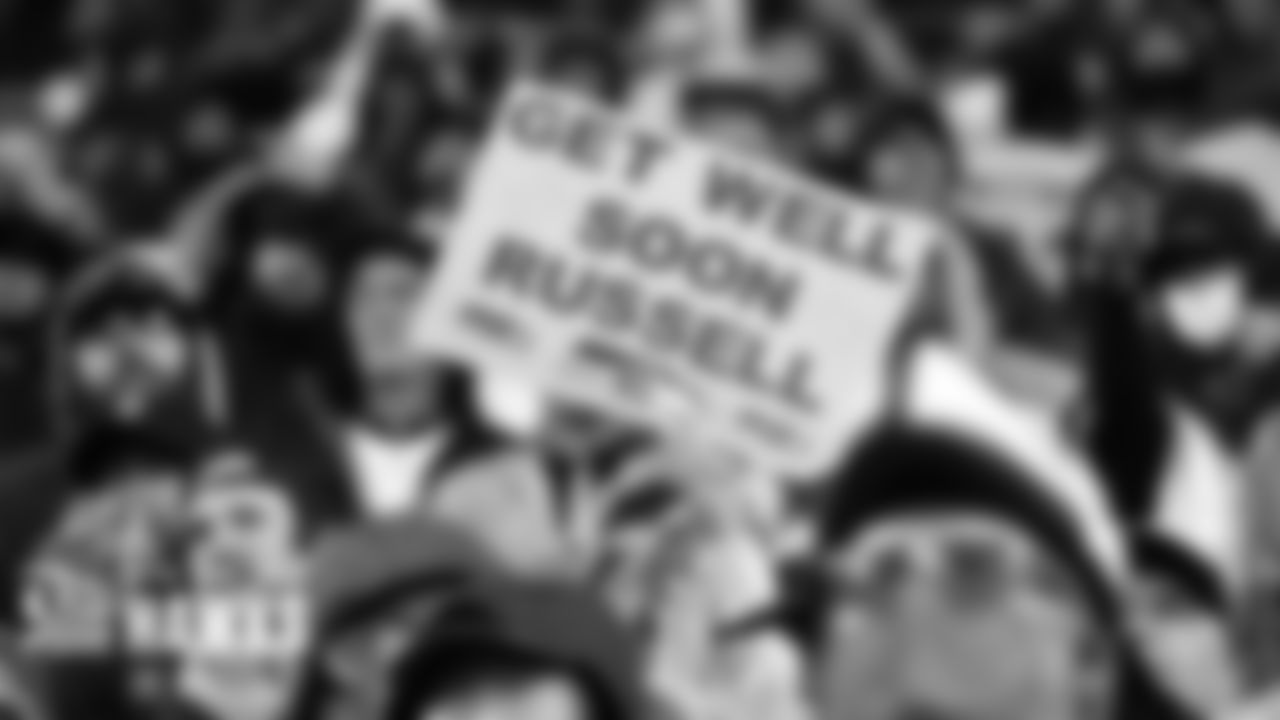 Fans urge injured quarterback Russell Wilson a speedy recovery from injury.
