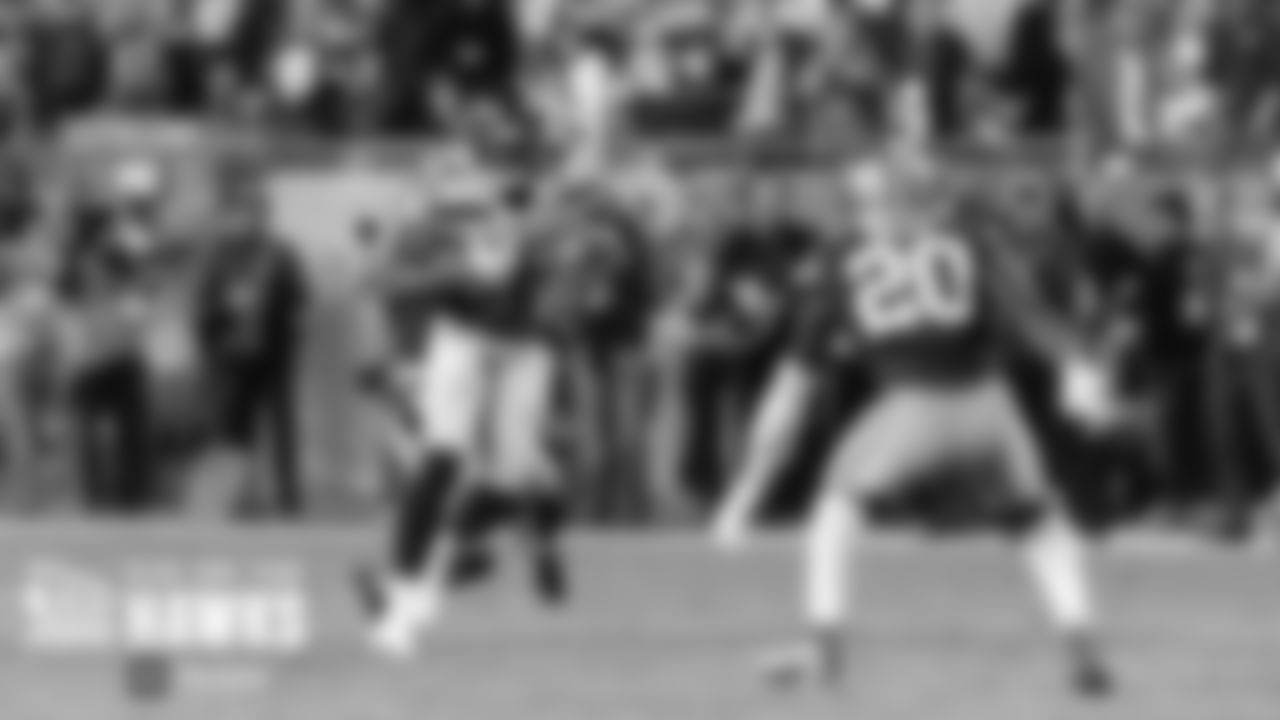 Wide receiver Josh Gordon makes his first catch as a Seahawk, catching a pass on third down for a key first down conversion late in regulation.