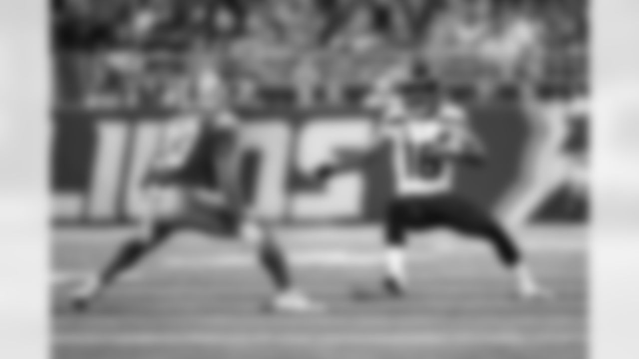 Seahawks at their first road game at the Detroit Lions at Ford Field on Sept. 17, 2023.