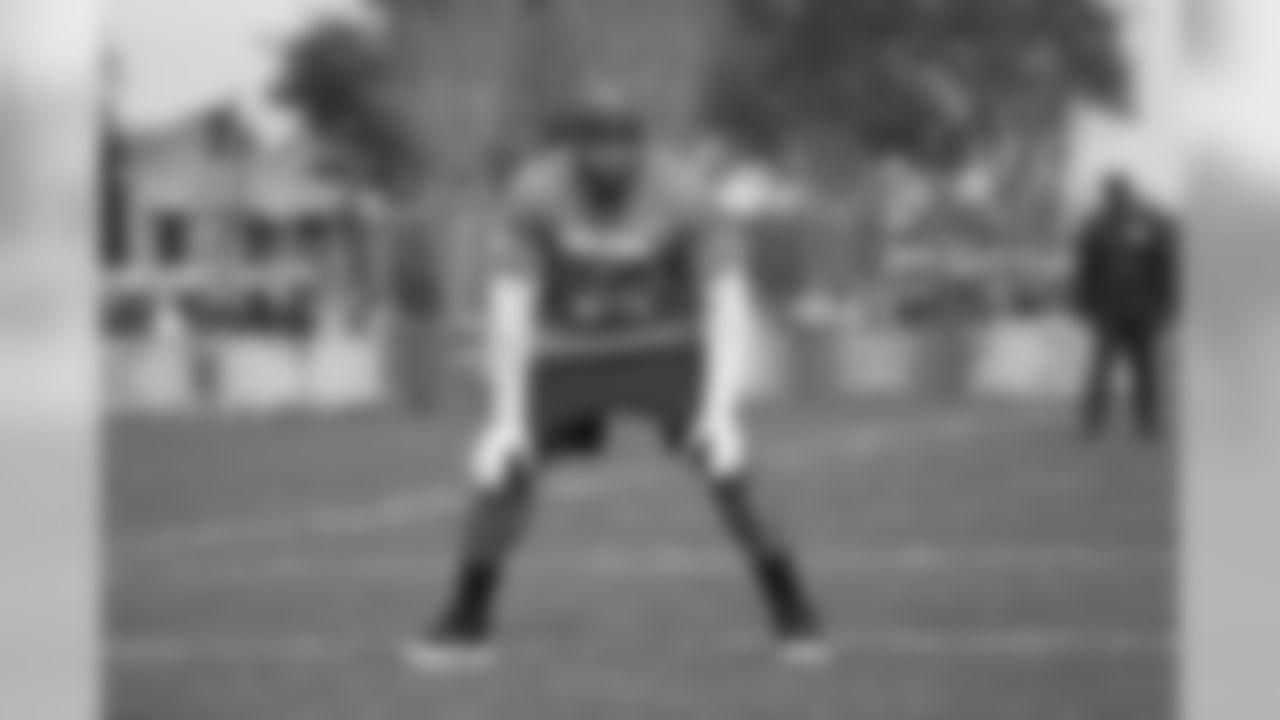 Seattle Seahawks middle linebacker Bobby Wagner (54) is seen during practice for the 2019 Pro Bowl, Wednesday, Jan. 23, 2019 in Orlando, Fla. (Ben Liebenberg/NFL)