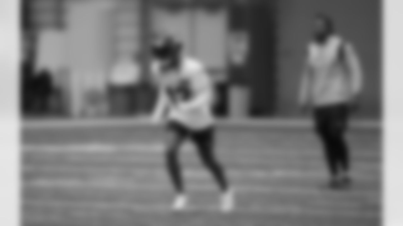 The Seattle Seahawks practice at the Virginia Mason Athletic Center in Renton on December 29, 2022.