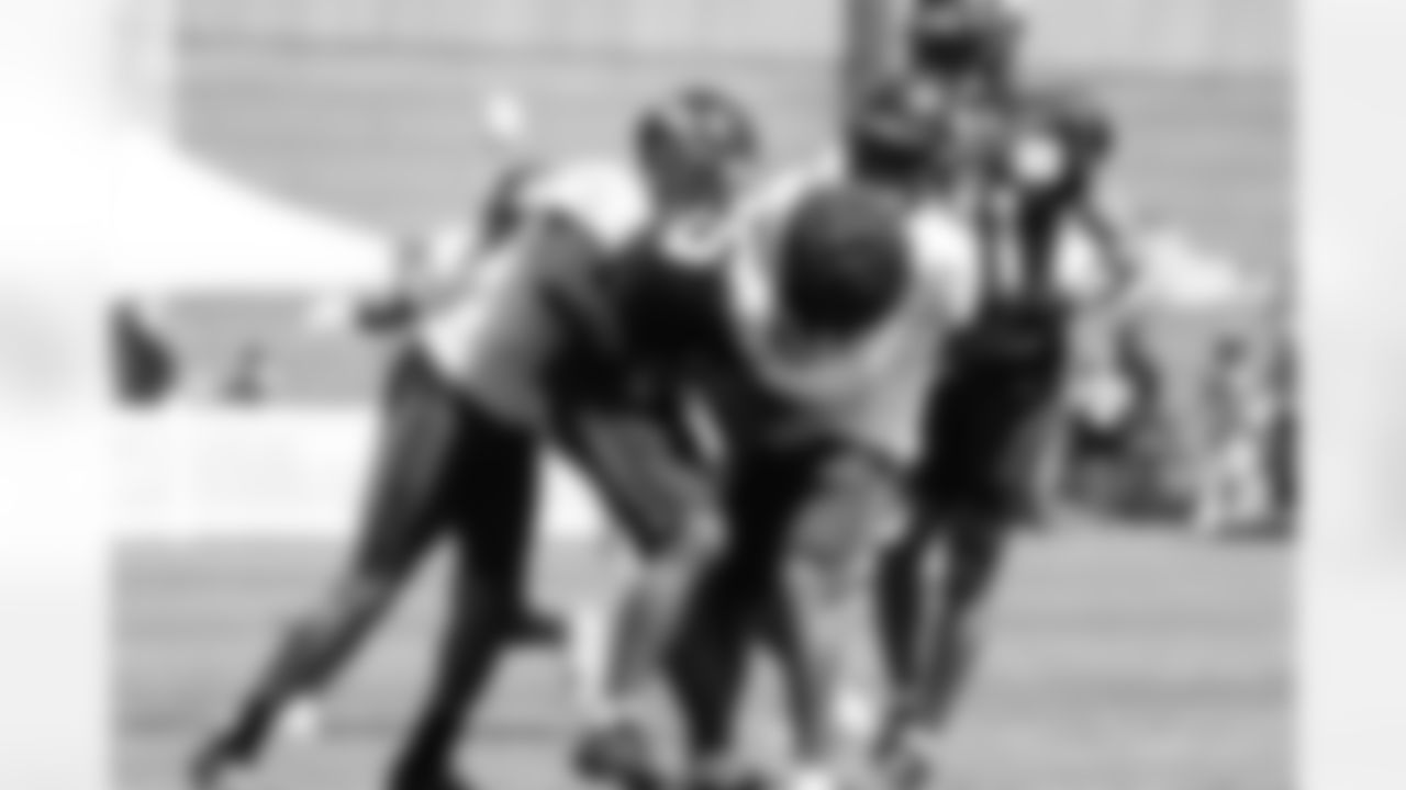 Seahawks players practiced on Tuesday, August 1, 2023 at the Virginia Mason Athletic Center in Renton, Wash.