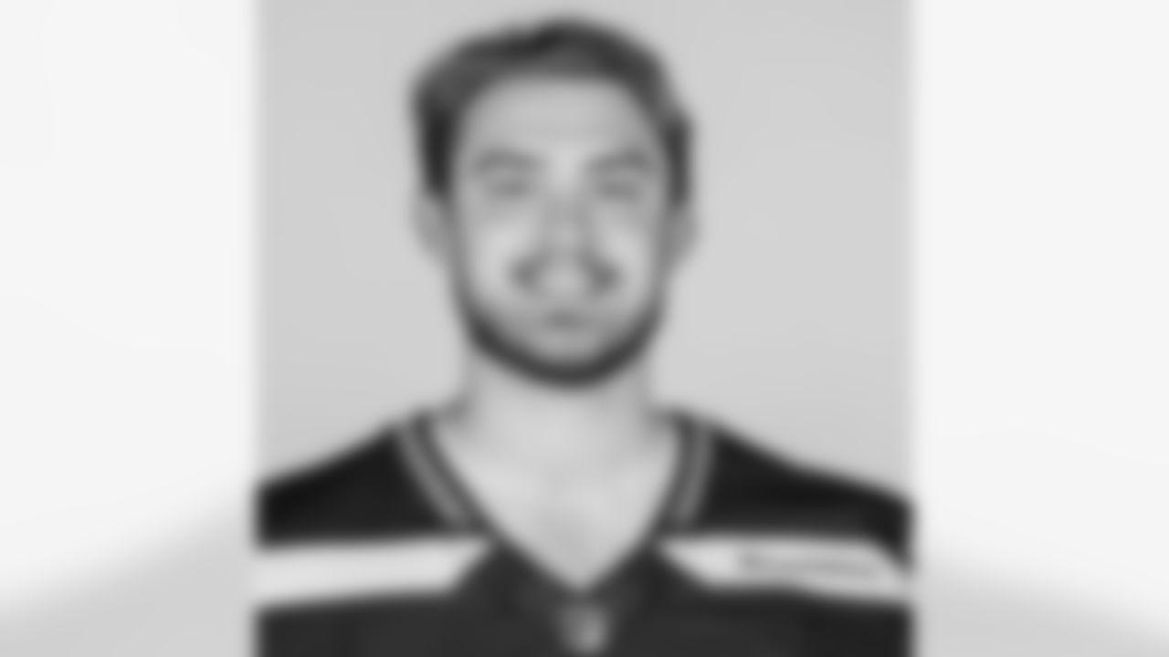 41 LS Chris Stoll is in his first season in the NFL and his first season with the Seahawks.
