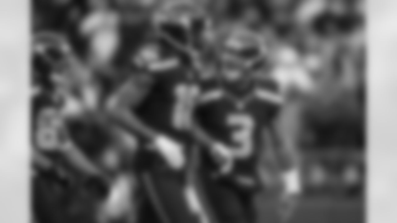 Photos of Seattle Seahawks quarterback Russell Wilson during his rookie season in 2012.
