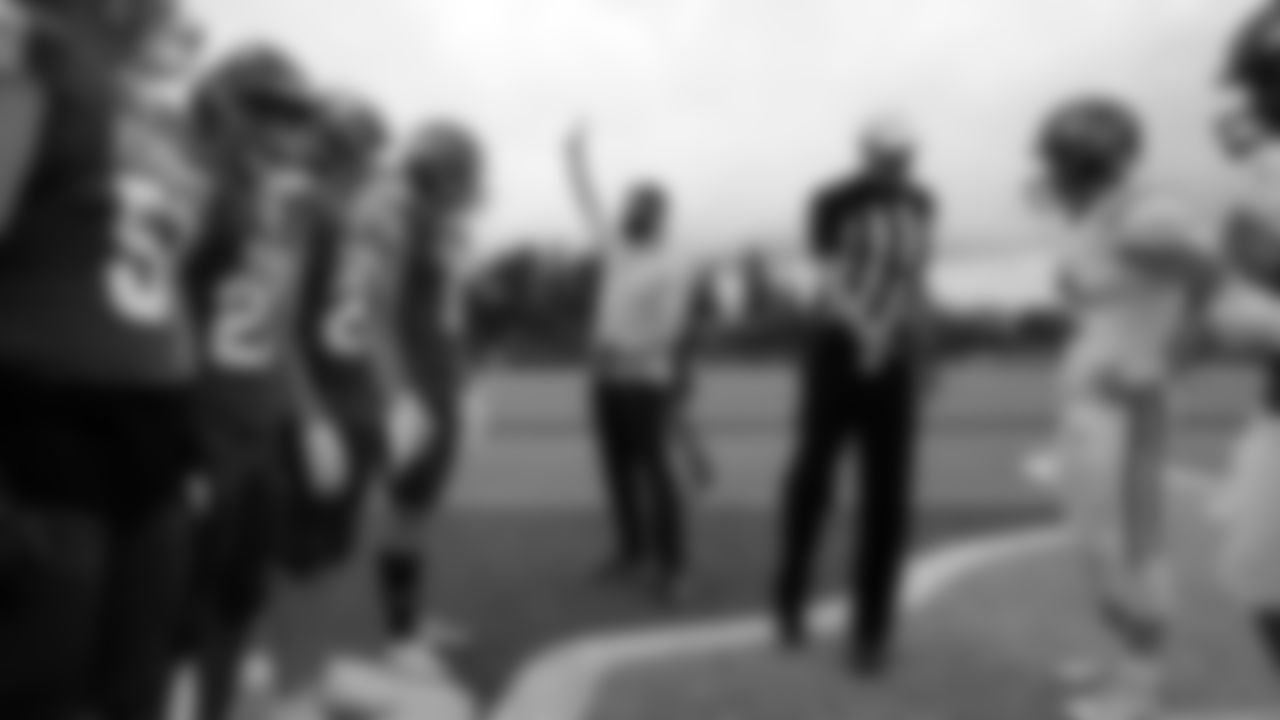The Seahawks, along with Blitz, the Seahawks Dancers and Blue Thunder, attended a high school football game featuring Redmond vs. Juanita on September 10, 2021.