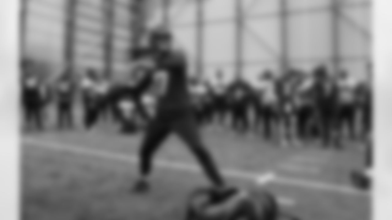 The Seahawks practice at the Virginia Mason Athletic Center in Renton, Wash. on November 8, 2022.