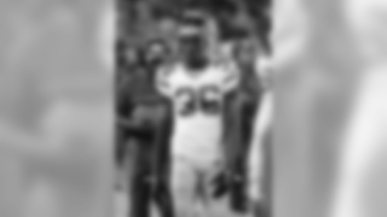 Green Bay Packers cornerback LaDarius Gunter (36) watches from the sideline during an NFL preseason game against the San Francisco 49ers at Levi's Stadium on Friday, August 26, 2016. The Packers defeated the 49ers 21-10 (Kevin Terrell via AP)