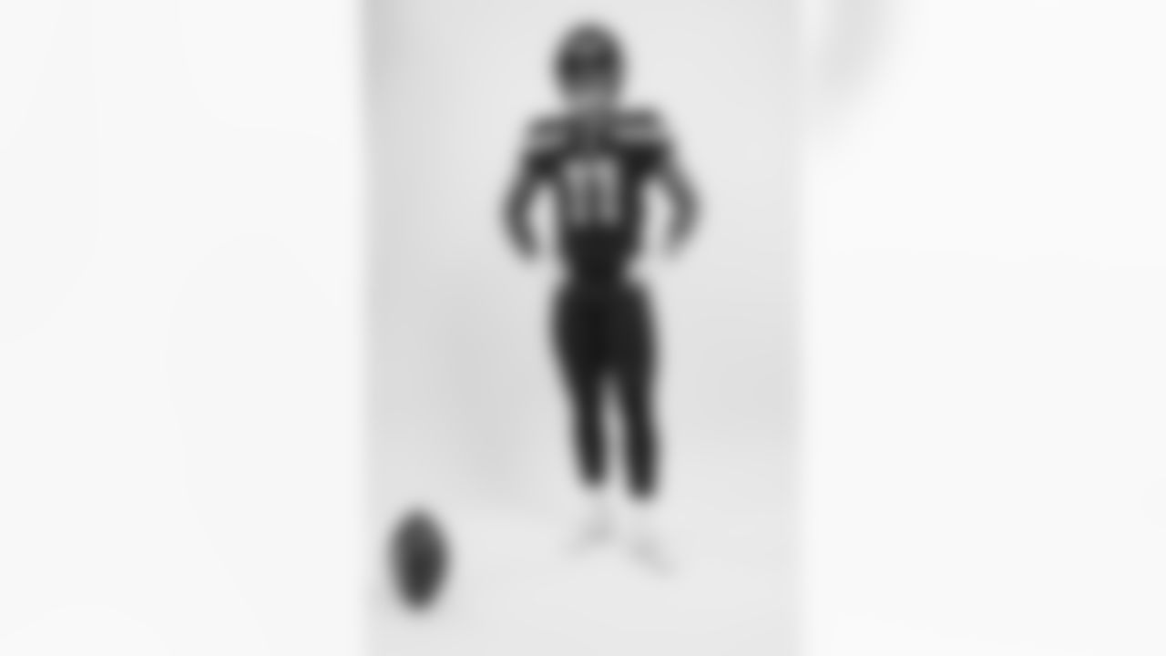 Seattle Seahawks wide receiver Jaxon Smith-Njigba (11) poses for a portrait during the NFLPA Rookie Premiere on Saturday, May 20, 2023 Los Angeles. (Ben Liebenberg/NFL)