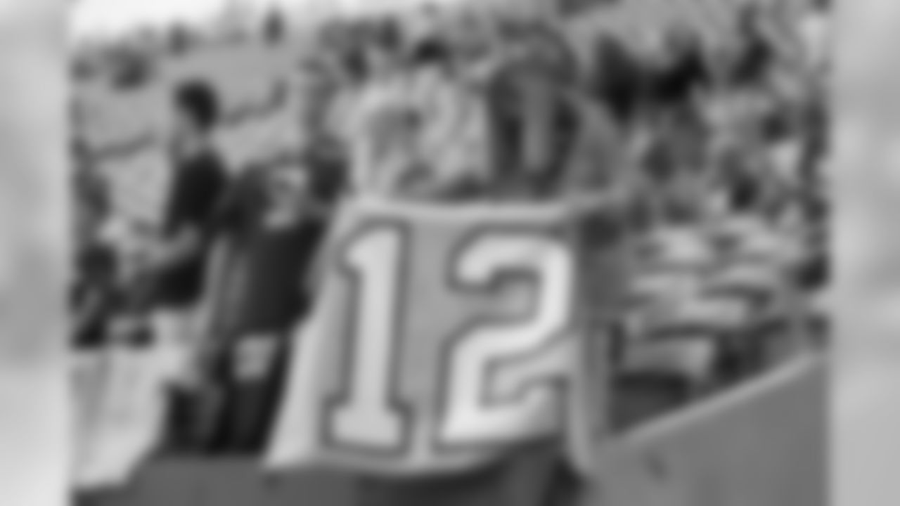 Seattle Seahawks fans watch from the stands before an NFL preseason football game between the Minnesota Vikings and the Seattle Seahawks, Sunday, Aug. 18, 2019, in Minneapolis. (AP Photo/Jim Mone)