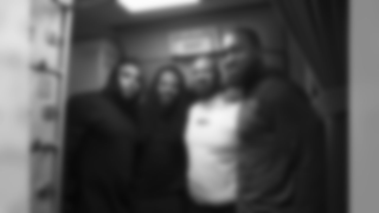 On the plane ride home, Hall-of-famer Cortez Kennedy spoke with, then asked for a photo with current defensive standouts Bobby Wagner, Richard Sherman and Kam Chancellor.