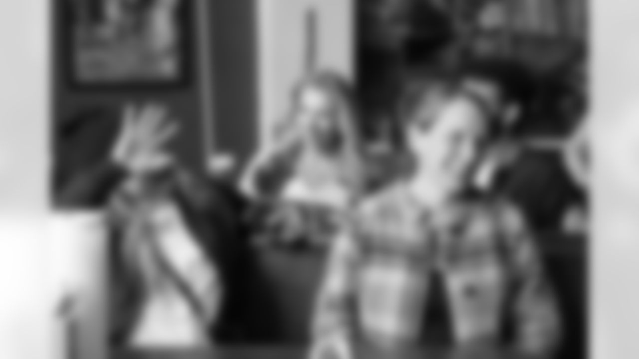 The Seattle Seahawks take over Pam's Kitchen in Seattle, Wash. on March 24, 2023 as part of Women's History Month.
