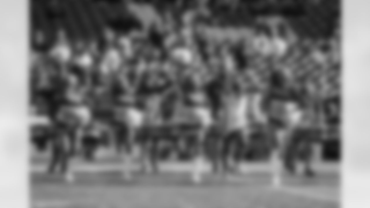 Seahawks Dancers perform during Week 8 vs. the Jaguars at Lumen Field.