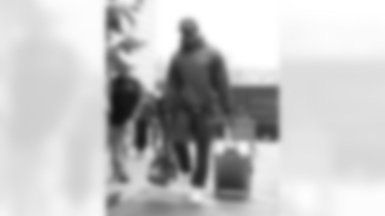 Seahawks wide receiver DK Metcalf (14) departs the Virginia Mason Athletic Center for a road trip to Cincinnati where the Seahawks are set to take on the Bengals in Week 6.