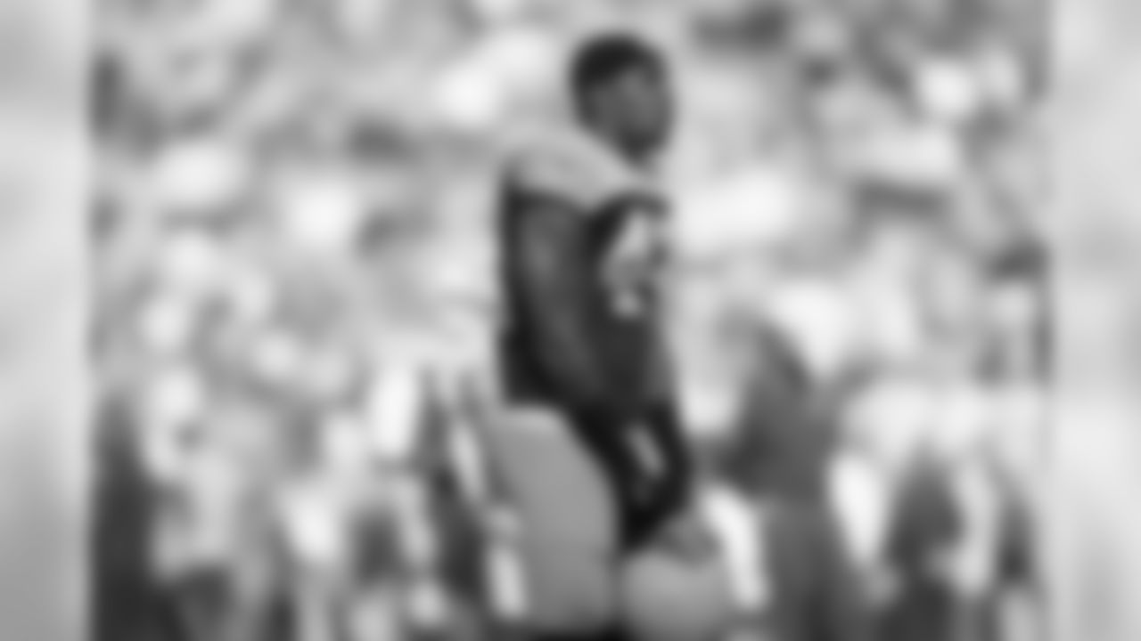 Green Bay Packers strong safety Morgan Burnett (42) during warm ups prior to an NFL football game against the Dallas Cowboys at Lambeau Field, Sunday, Oct. 16, 2016 in Green Bay, Wis. The Cowboys defeated the Packers 30-16. (Perry Knotts via AP)