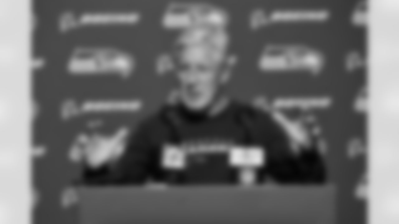 Seahawks head coach Pete Carroll speaks with media after a preseason win over the Dallas Cowboys at Lumen Field in Seattle, Wash. on August 19, 2023.