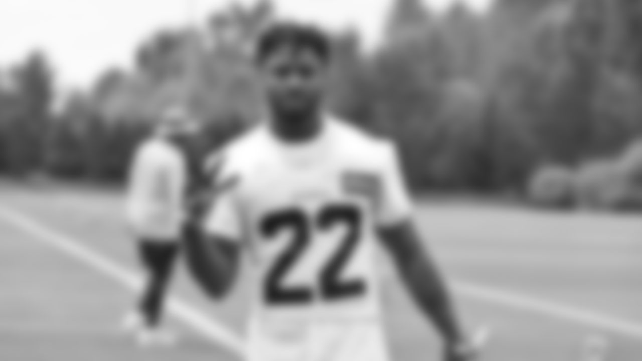 The Seahawks take the field for day one of 2021 Training Camp at Renton's Virginia Mason Athletic Center on July 28, 2021.