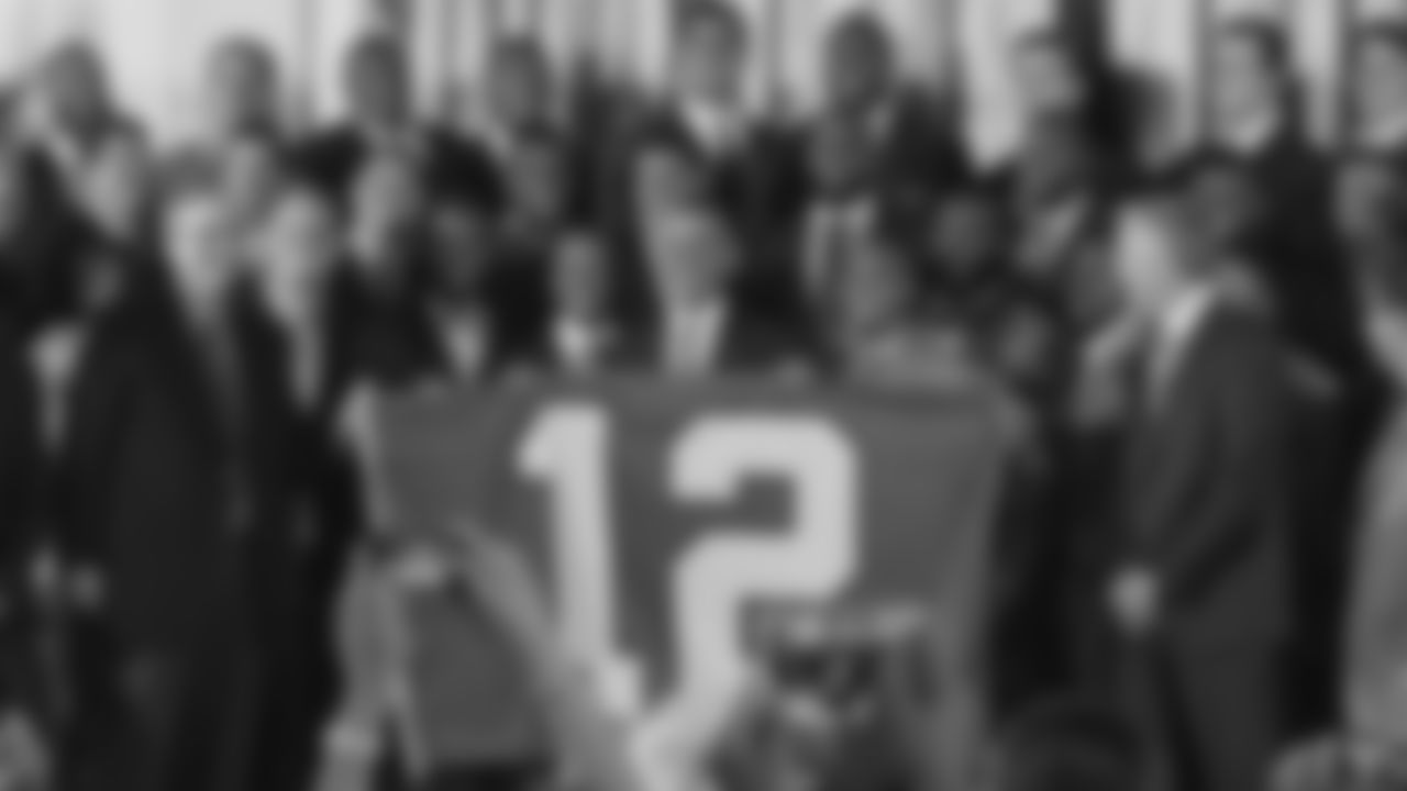 44th President Barack Obama honored the Super Bowl XLVIII champion Seattle Seahawks at the White House, Wednesday, May 21, 2014.