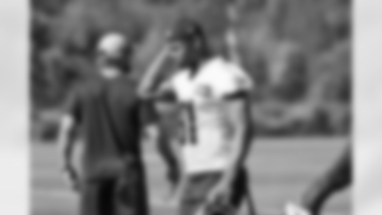 Seahawks players practice at the Virginia Mason Athletic Center in Renton on September 23, 2021.