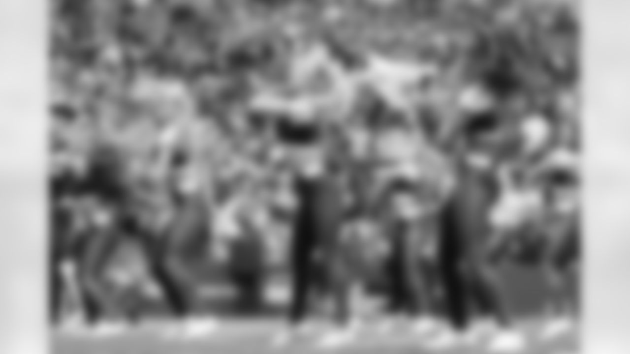 The Seahawks Dancers hit the field for the Seahawks' Week 3 game against the Carolina Panthers on Sunday, September 24, 2023.
