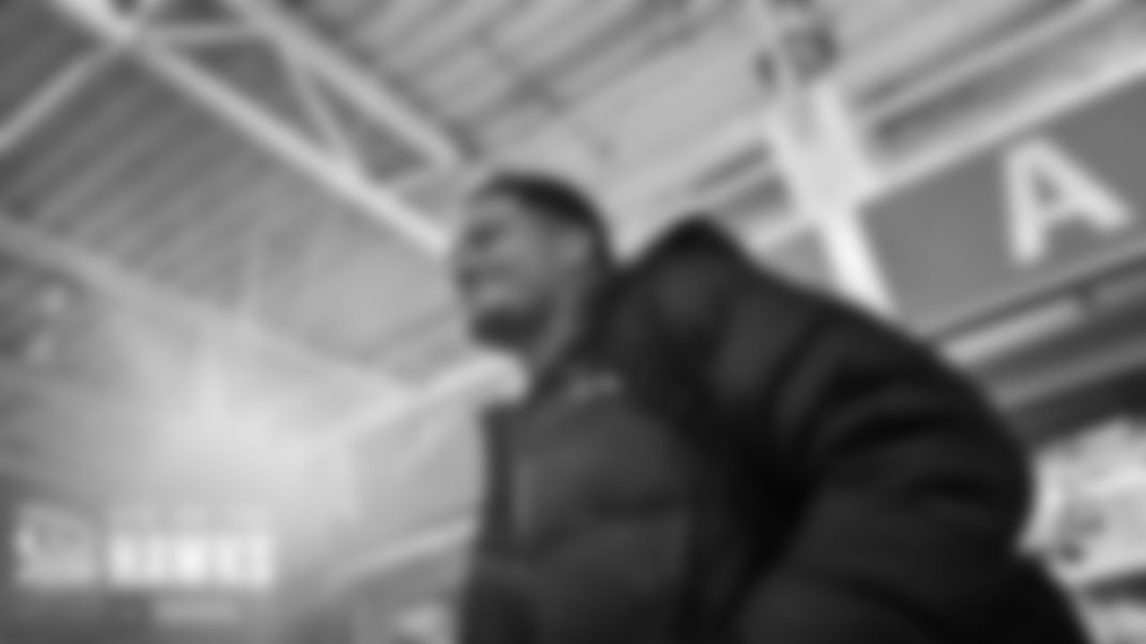 German native Aaron Donkor emerges from Customs upon arrival in Munich.