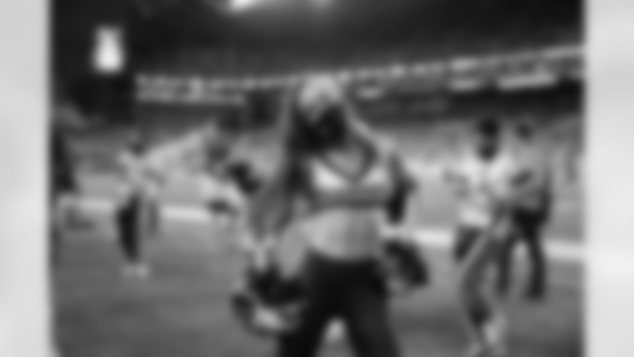 Seahawks Dancers perform during preseason week 3 vs. the Los Angeles Chargers at Lumen Field.