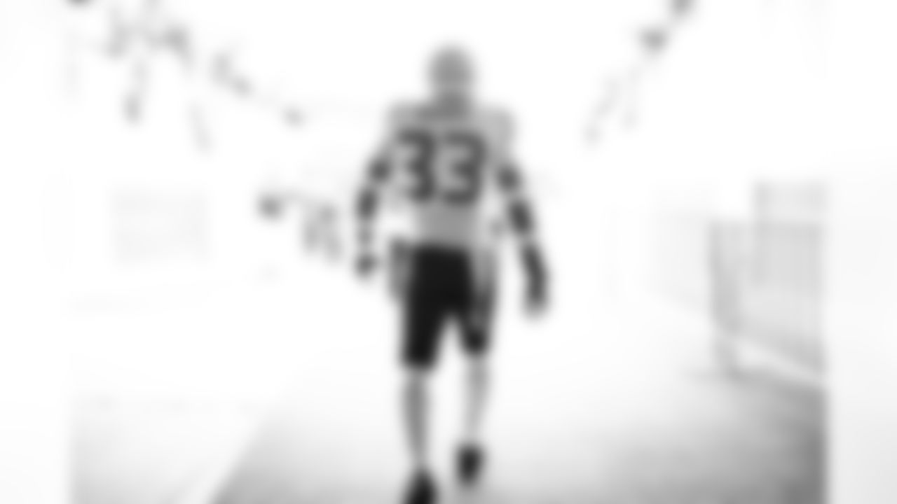 Seahawks safety Jamal Adams walks onto the field for pregame warmups.