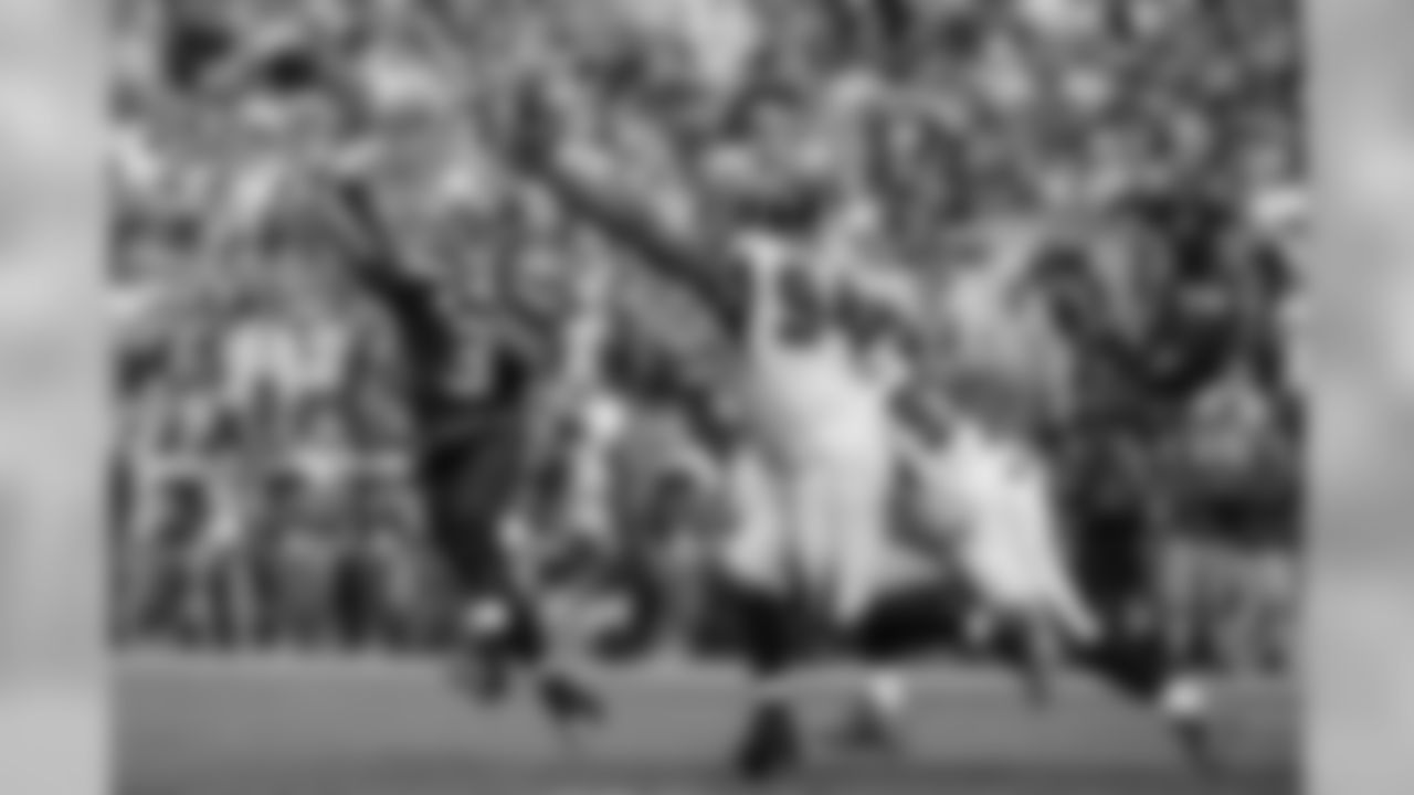 Seattle Seahawks quarterback Russell Wilson sends a pass down field during a game against the Atlanta on October 16, 2016.