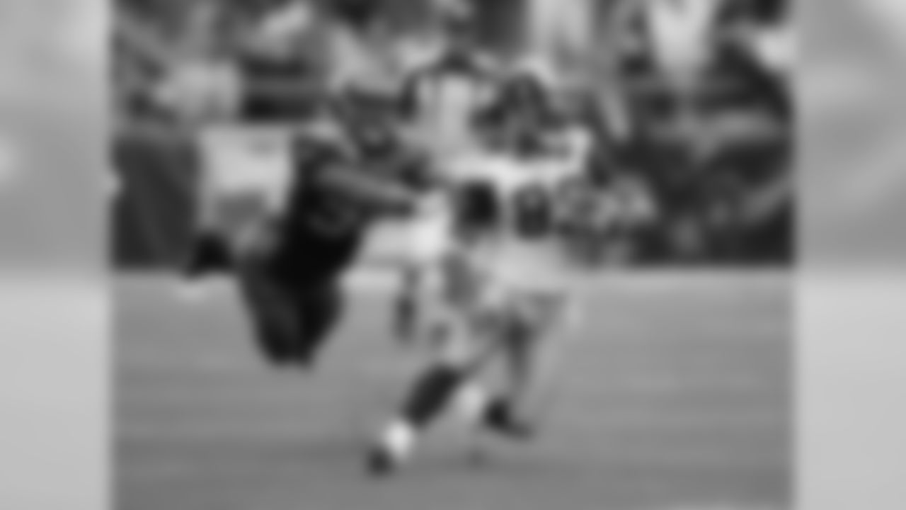 St. Louis Rams wide receiver Dante Hall evades a diving Seattle Seahawks' Lance Laury during an NFL football game on Sunday, Sept. 21, 2008, in Seattle. (AP Photo/John Froschauer)