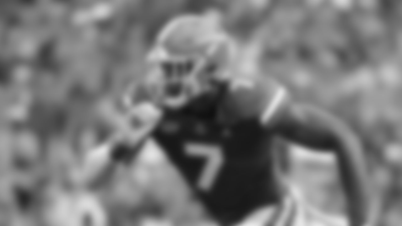 Rob Rang's NFL Draft Projections: Fifth Round, No. 145 overall – Jeremiah Moon, Edge, Florida (AP Photo/Phelan M. Ebenhack)
